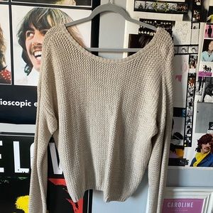 hollister reversible sweater 💗